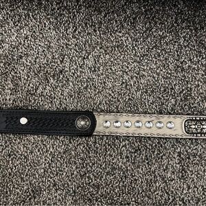 Ranger Belt Company Boys Western Hair-On Hide Rhinestone Belt